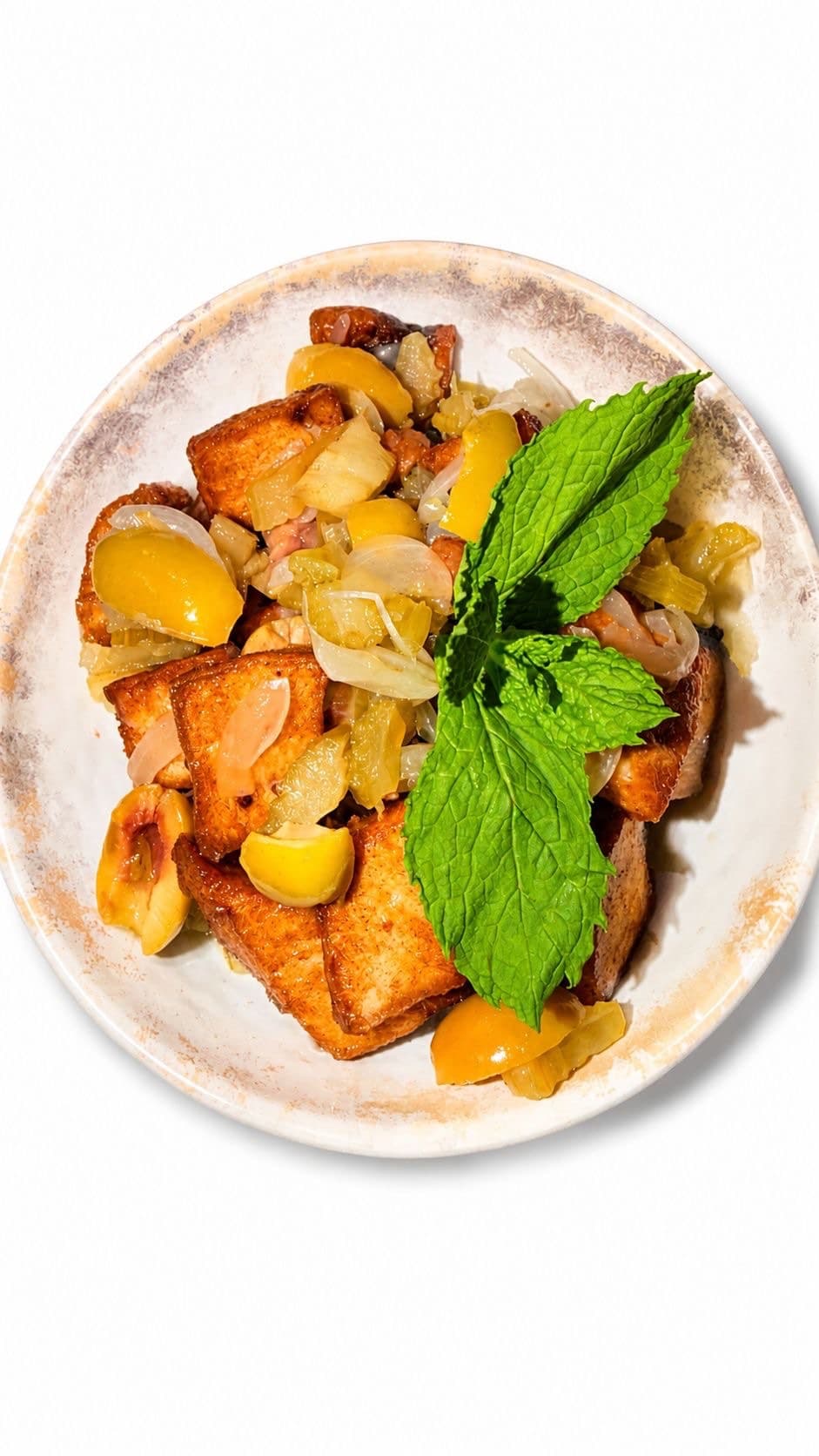 Caponata di pesce spada