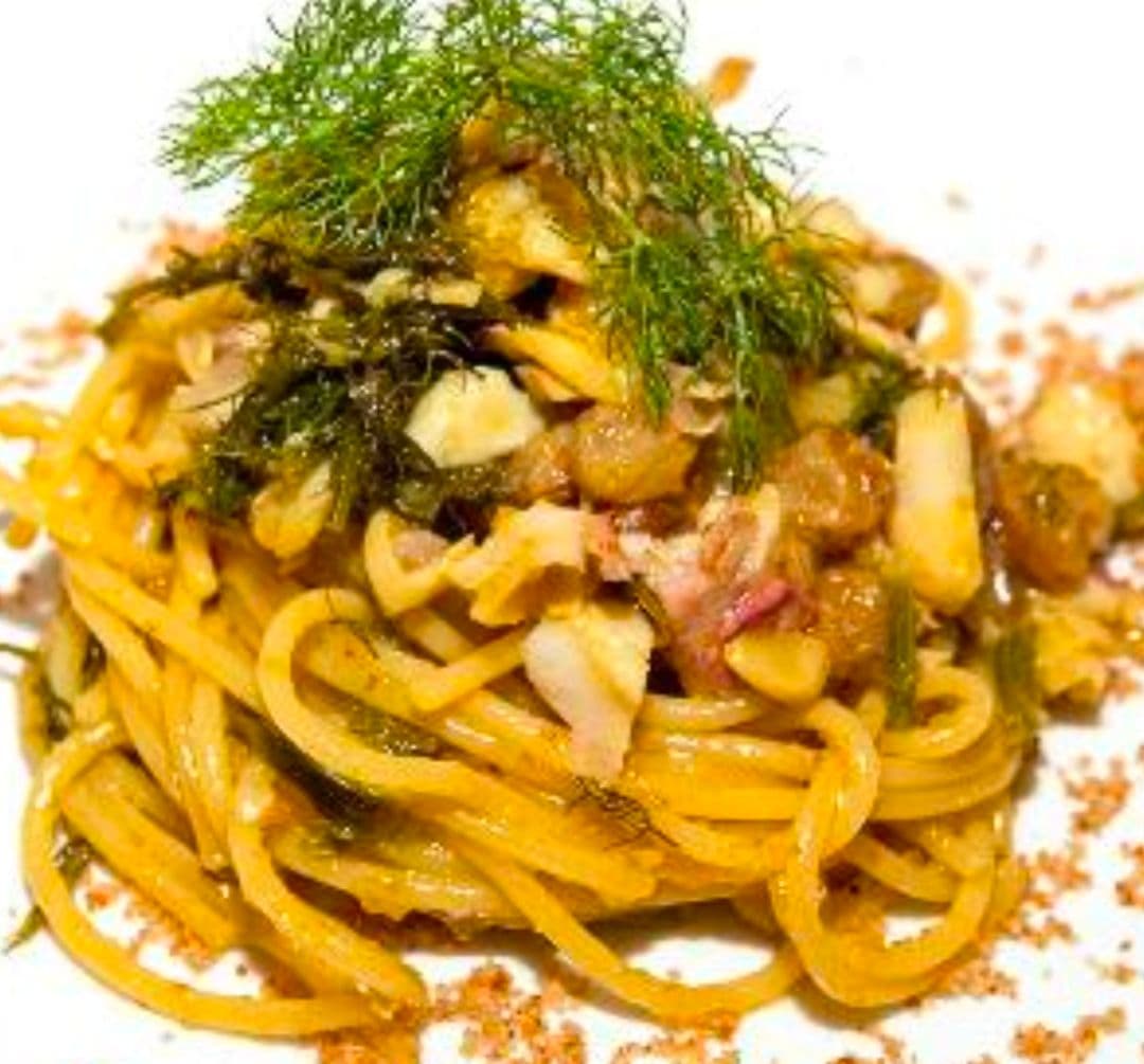 Tagliatelle triglie e finocchietto